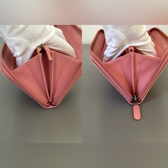 Chanel Quilted Lambskin Pink Boy Zippy Wallet - Picture 5 of 16